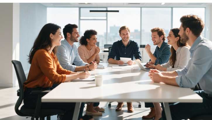Wingocean professional team meeting